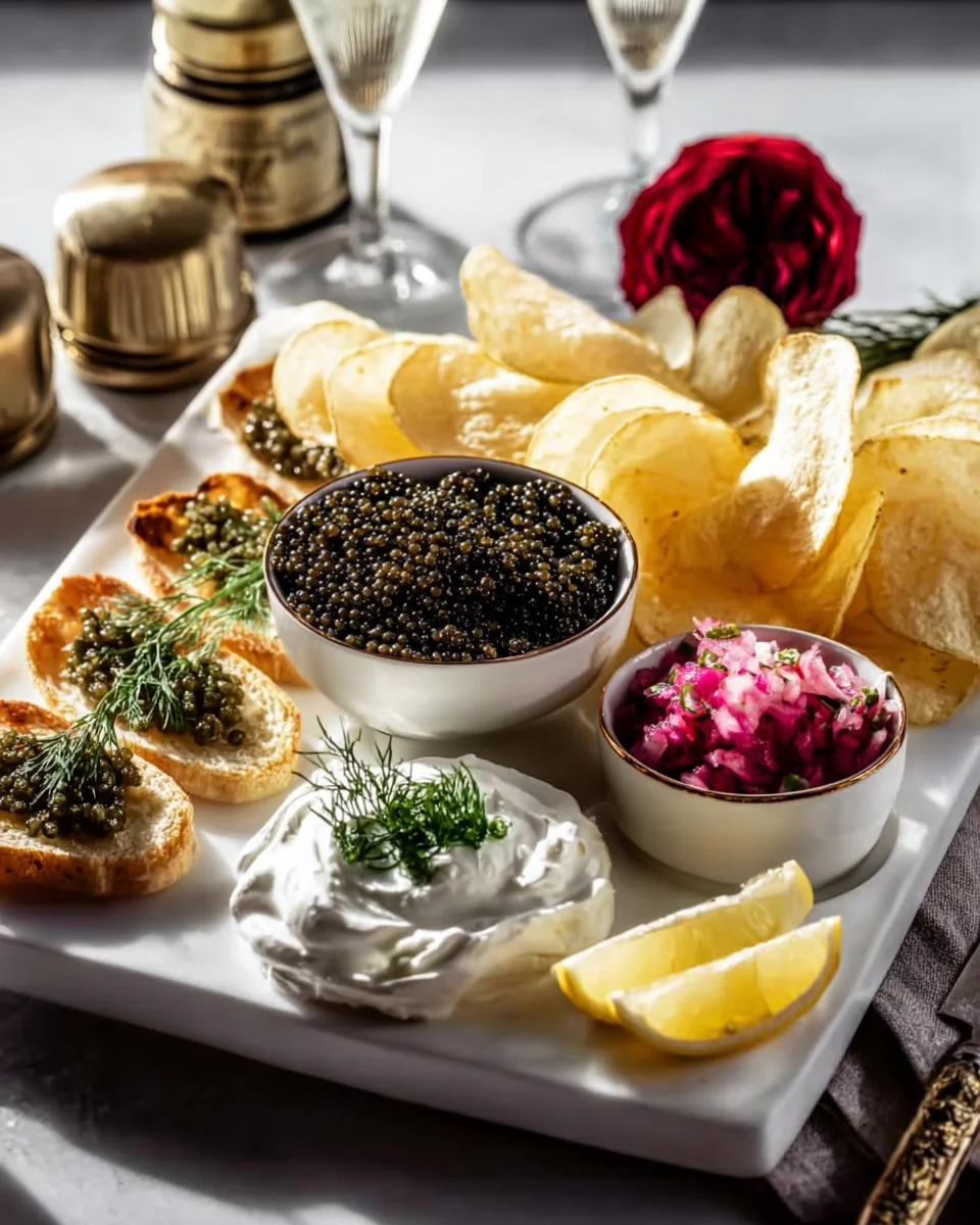 Caviar Appetizer Platter