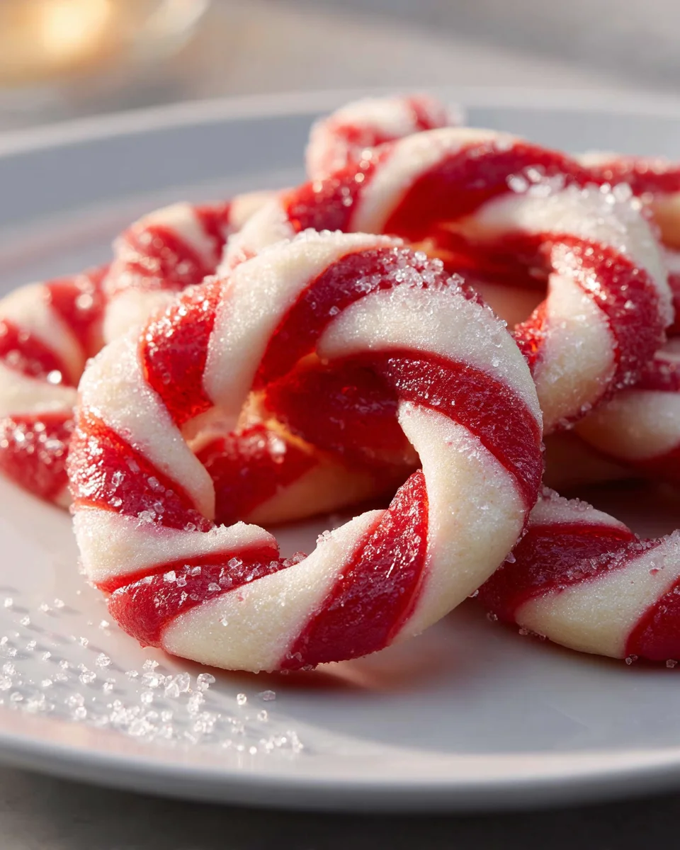 Festliche Zuckerstangen Kekse – Unwiderstehlich Zart & Süß!