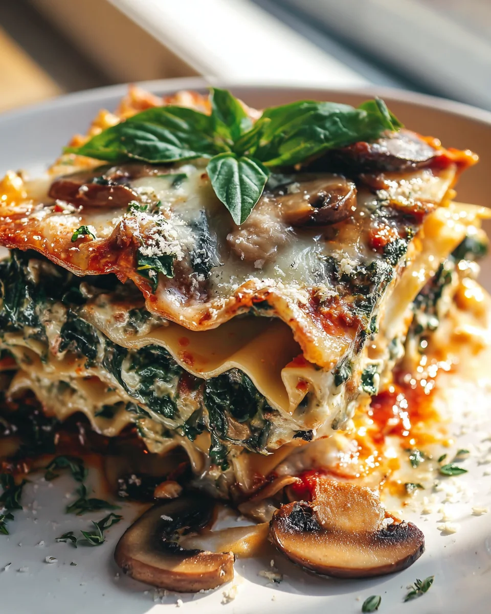 Pilz-Spinat-Lasagne Rezept – Köstlich & einfach gemacht!
