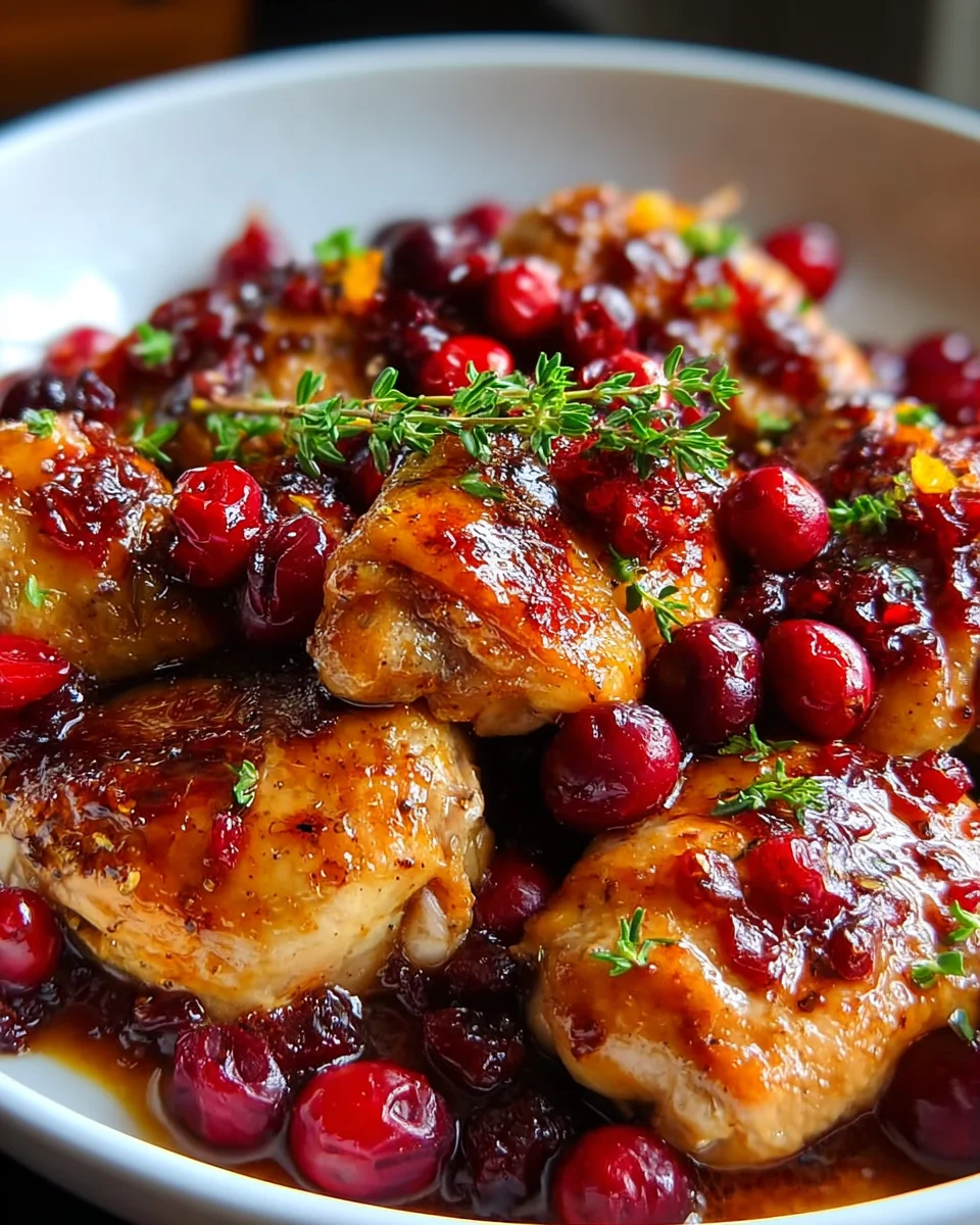 Cranberry Orange Chicken: Zartes Hühnchen mit fruchtigem Kick