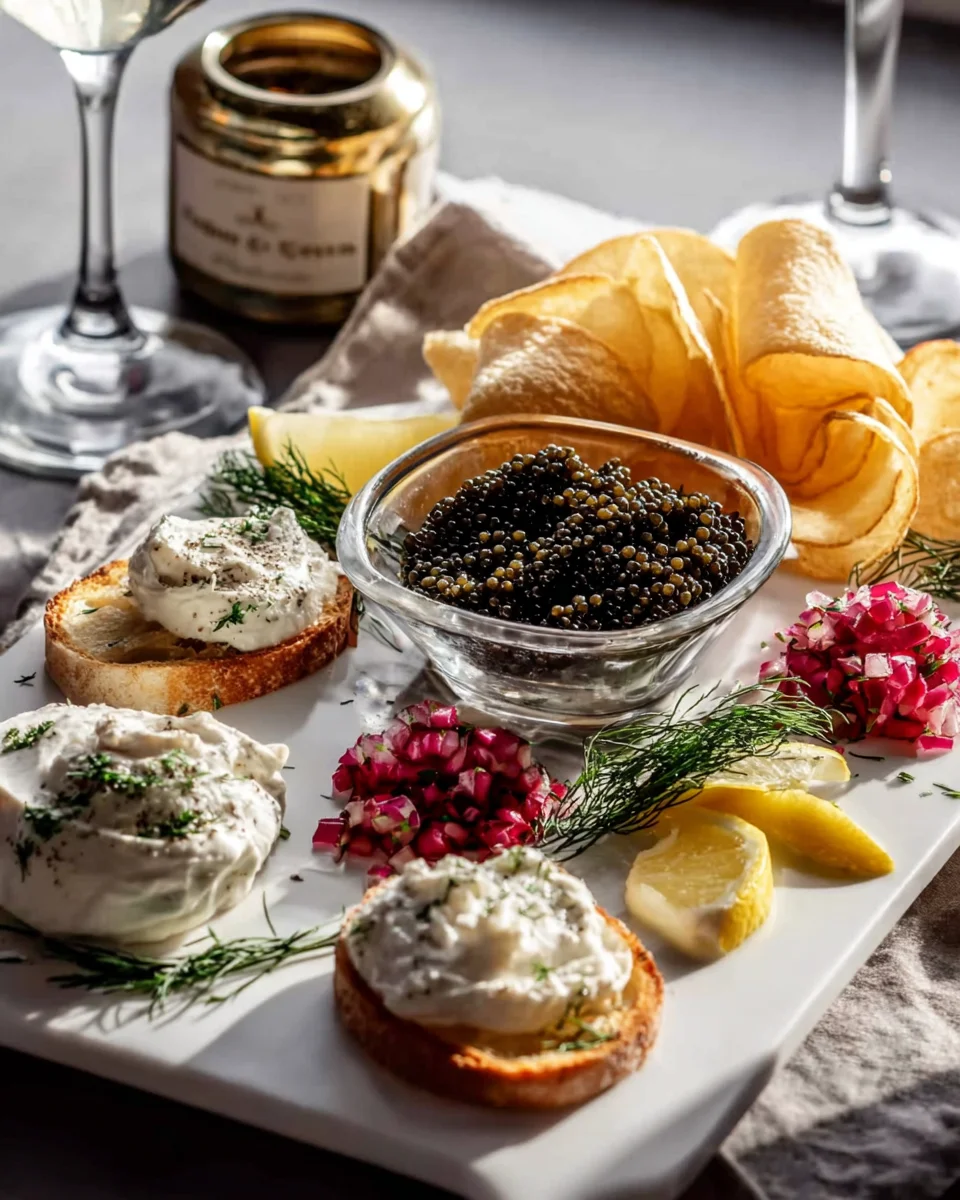 Verführerischer Caviar Appetizer: Ein Genuss für Feinschmecker!