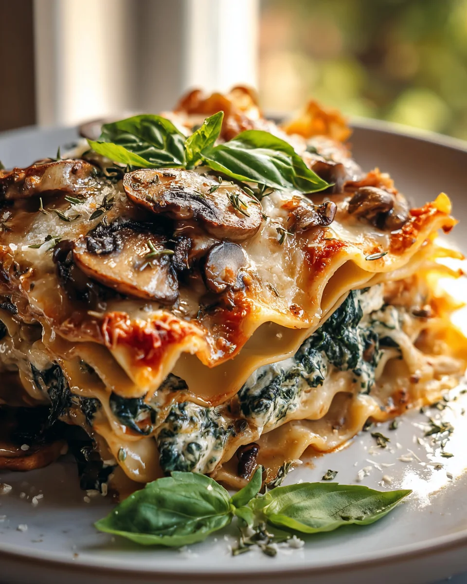 Pilz-Spinat-Lasagne Rezept – Köstlich & einfach gemacht!