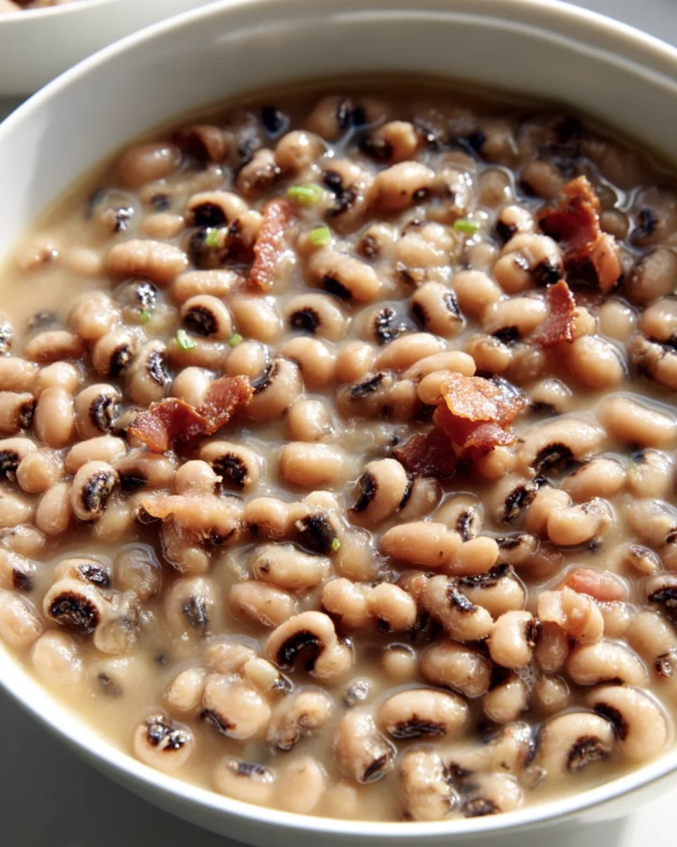 Schmackhafte Black Eyed Peas mit Beef Bacon – Soul Food Rezept