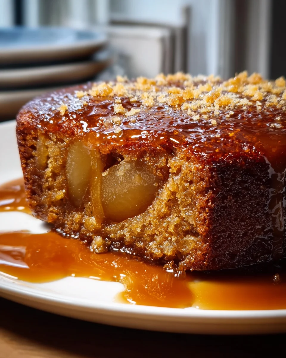 Saftiger Birnen-Gin-Extrakt Kuchen: Ein Genuss ohne Alkohol!