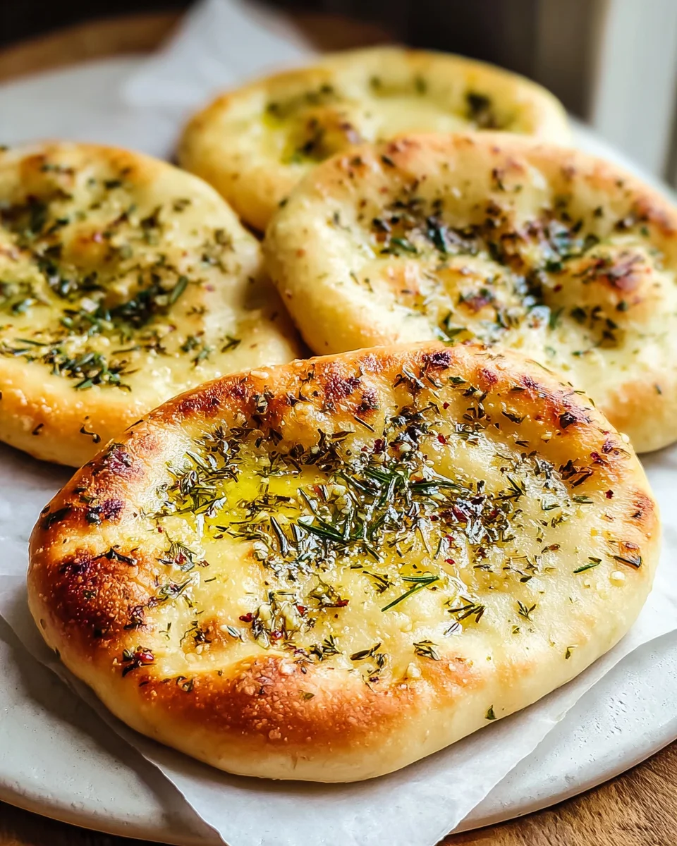 Leckeres Pizzabrot mit Knoblauch und Kräutern Rezept