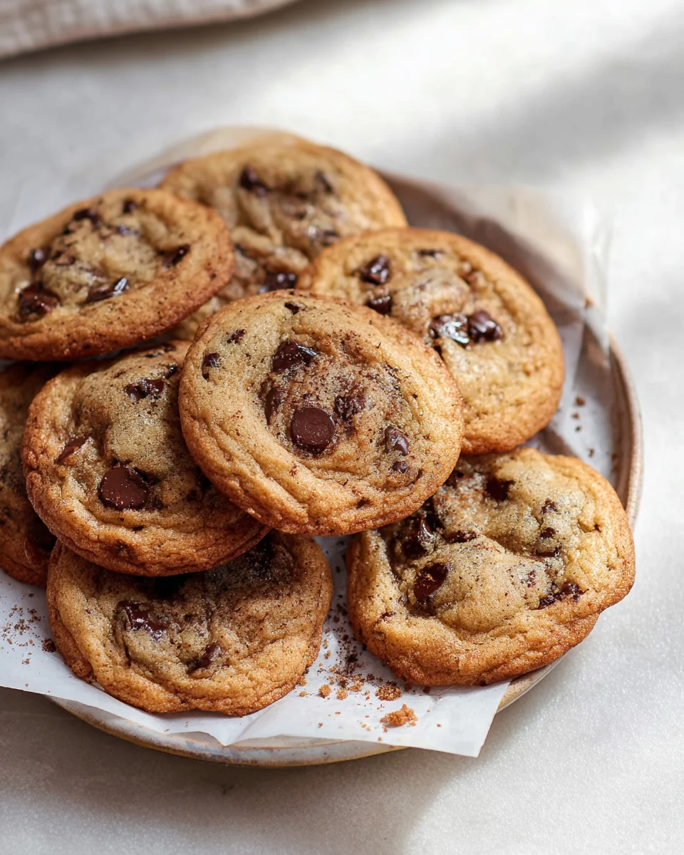 Banana Bread Chocolate Chip Cookies