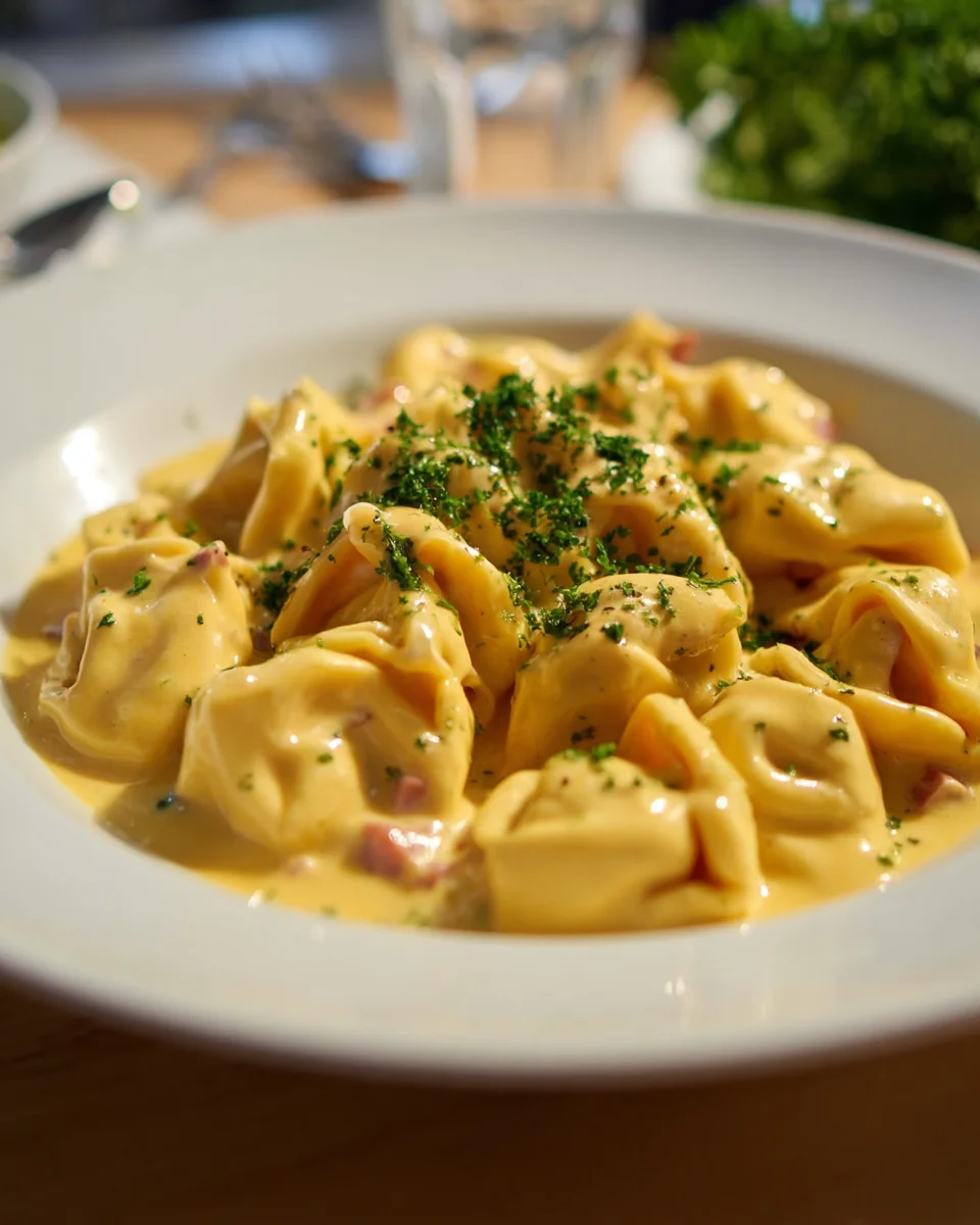 Schnelle Käse Sahne Soße für Nudeln