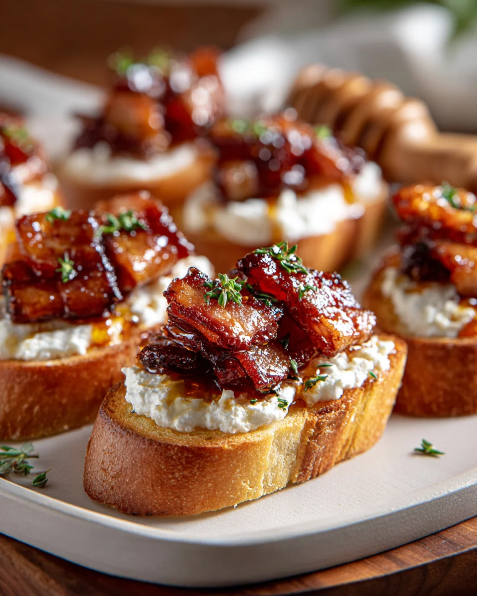 Million Dollar Beef Bacon Crostini Rezept – Party-Star!