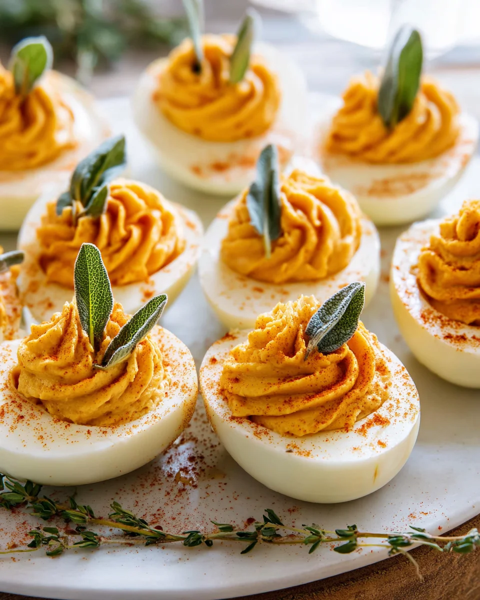 Leckere Thanksgiving Deviled Eggs – Ein Fest für den Gaumen!