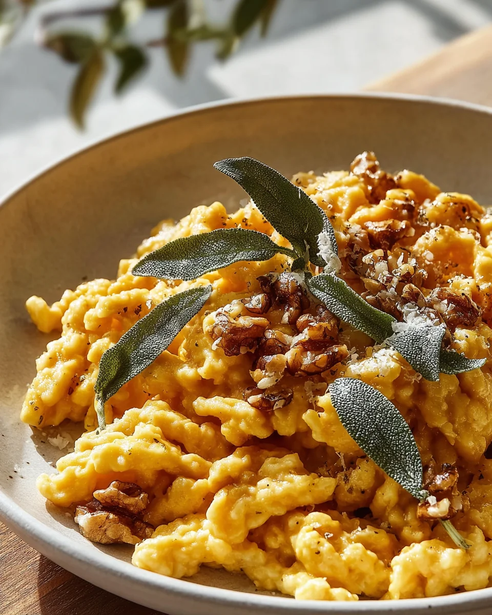 Kürbis Spätzle Walnuss Salbei Rezept: Herzhaft & einfach!