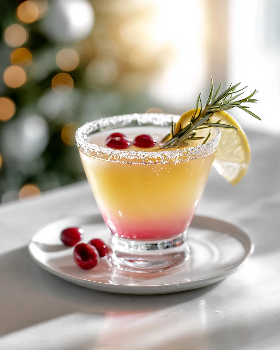 Holiday Lemon Drop Mocktail: Festlicher Zitrus-Genuss ohne Alkohol!