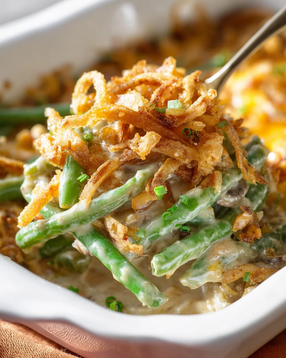 Klassische grüne Bohnenauflauf: Ein einfaches Rezept!