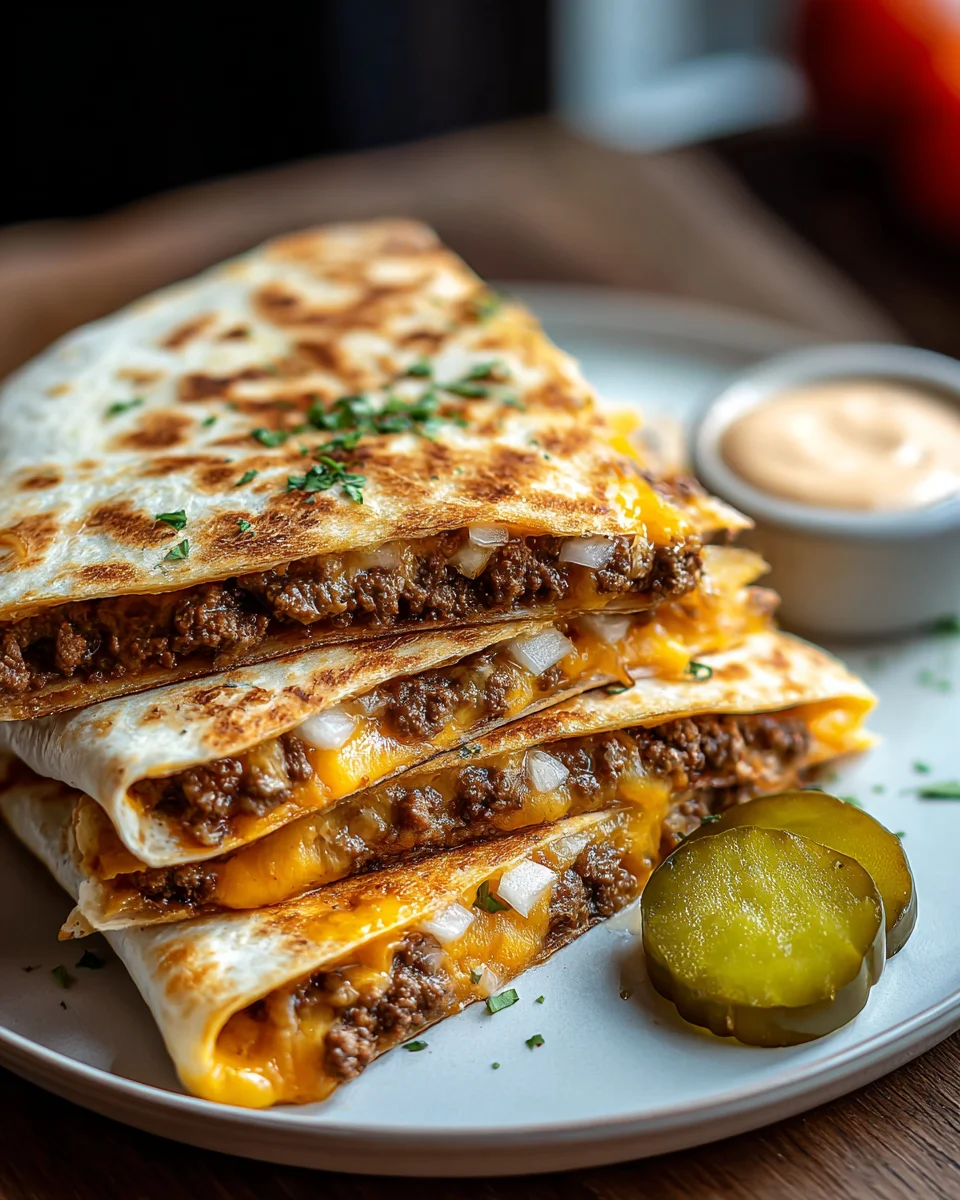 Smashburger Quesadillas: Knuspriger Genuss für Burger-Fans!