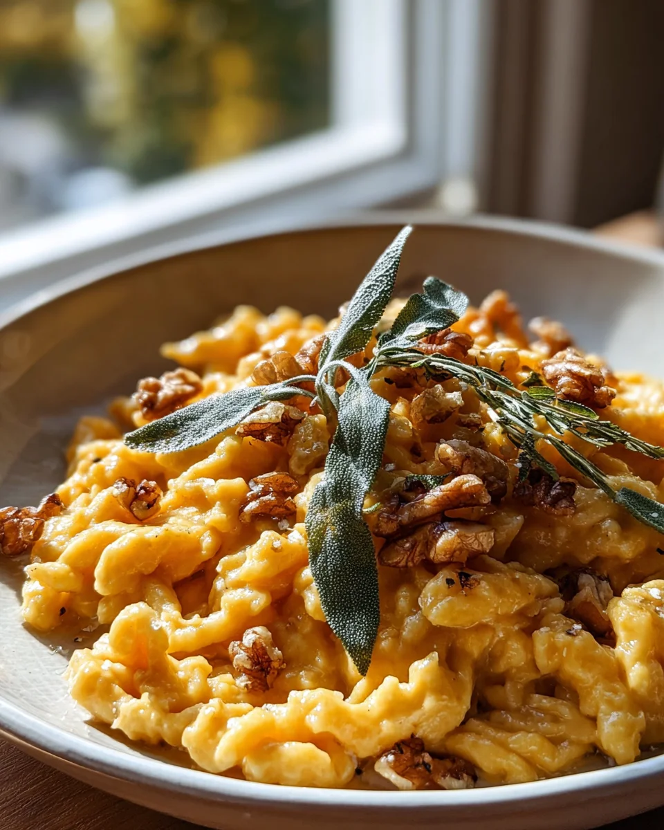 Kürbis Spätzle Walnuss Salbei Rezept: Herzhaft & einfach!