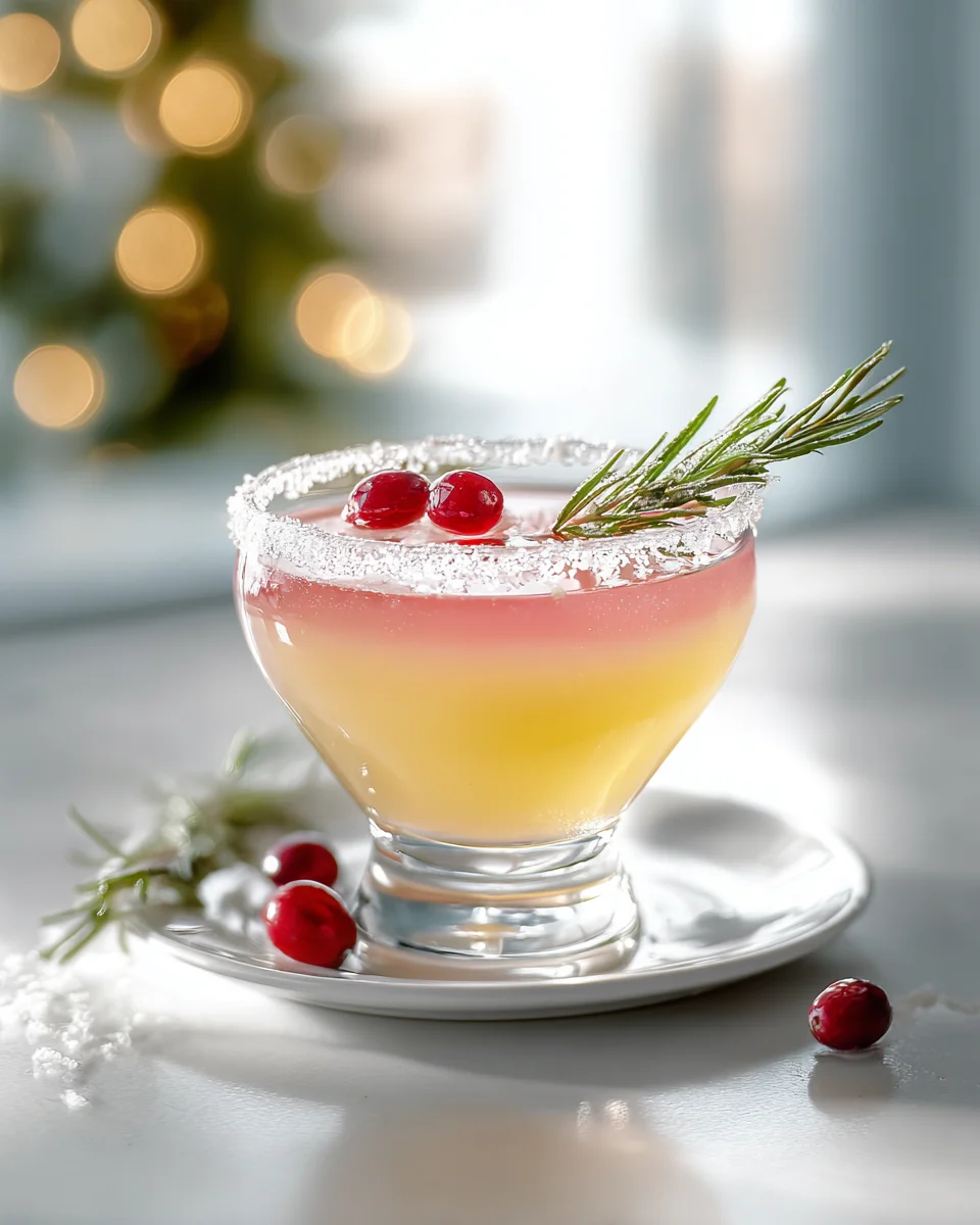 Holiday Lemon Drop Mocktail: Festlicher Zitrus-Genuss ohne Alkohol!