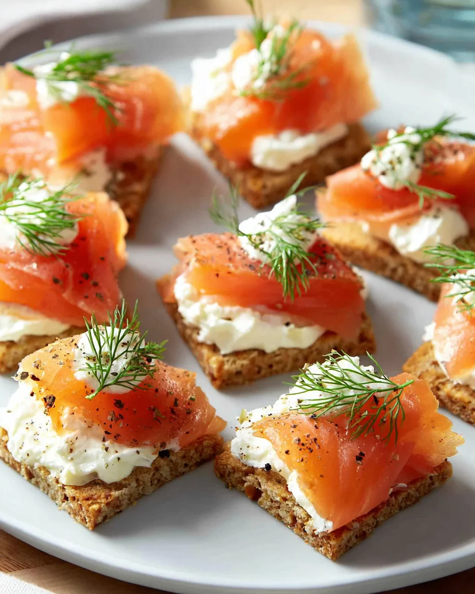 Smoked Salmon Canapés