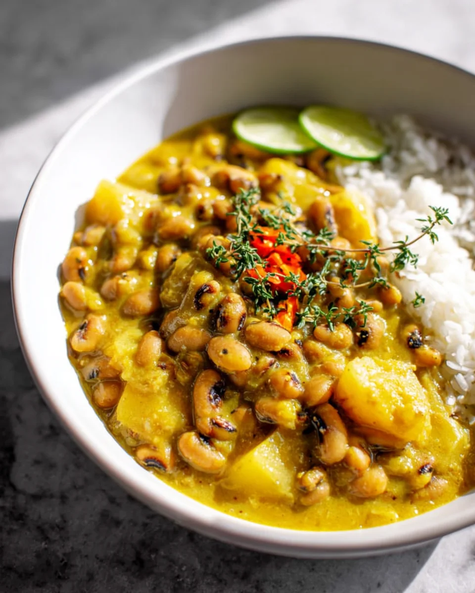 Jamaican Black Eyed Pea Curry