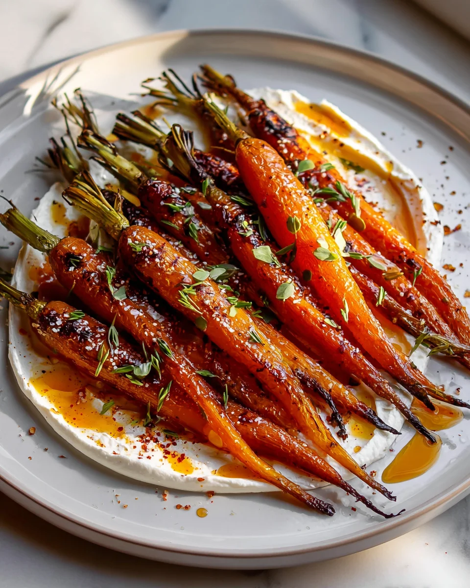 Geröstete Karotten mit Ricotta und Chili-Butter Rezept