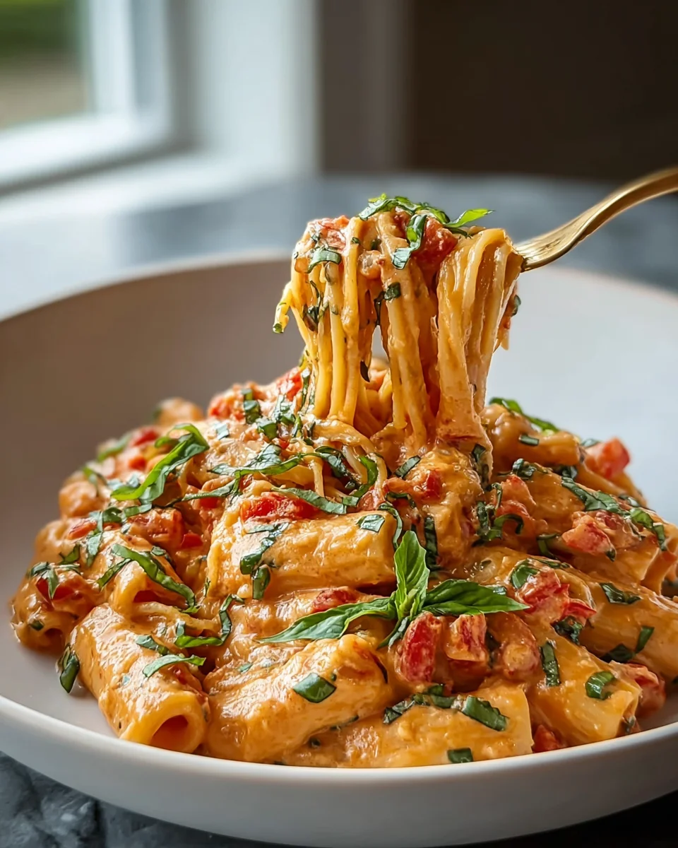 Cremige Tomaten-Knoblauch-Pasta – Einfach und lecker!