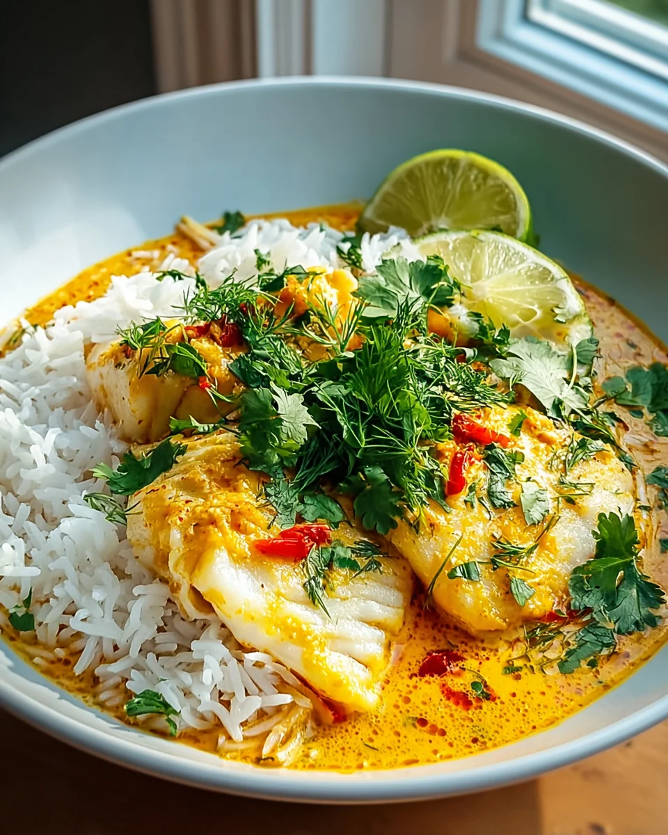 Einfaches Kokos-Limetten Fischcurry: Schnell & unglaublich lecker