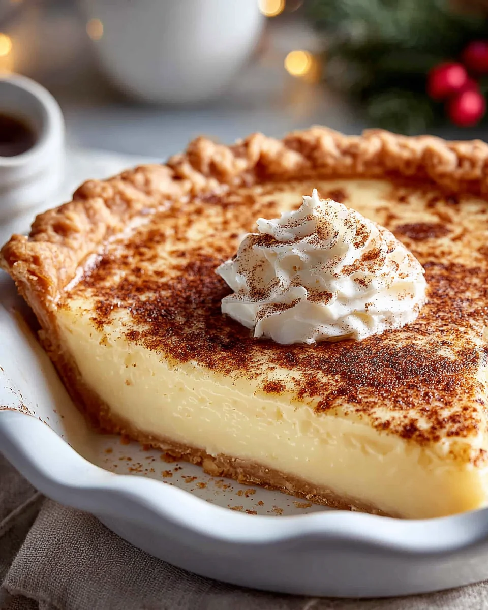 Cremiger Zimt-Vanille-Puddingkuchen für Weihnachten