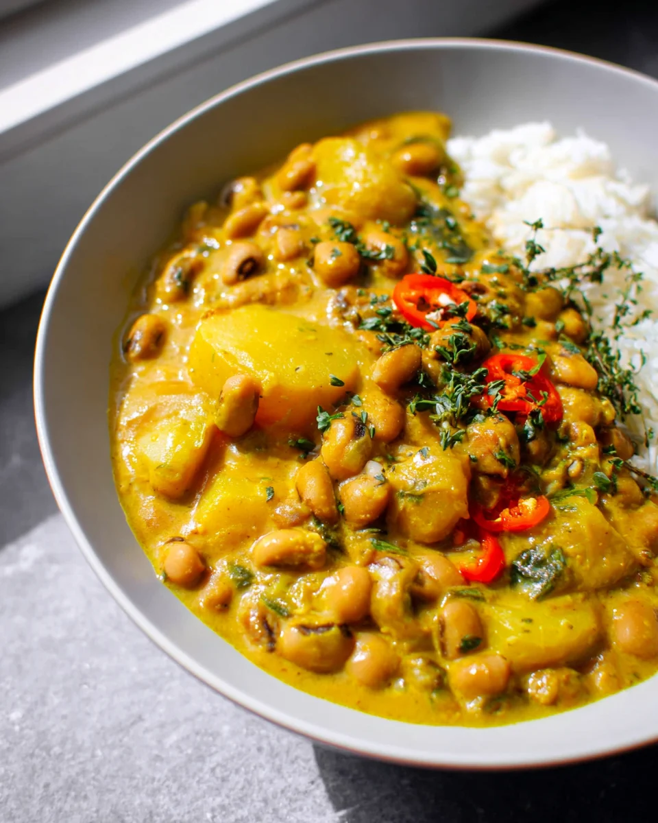 Jamaican Black Eyed Pea Curry – Würzig, vegan und lecker!