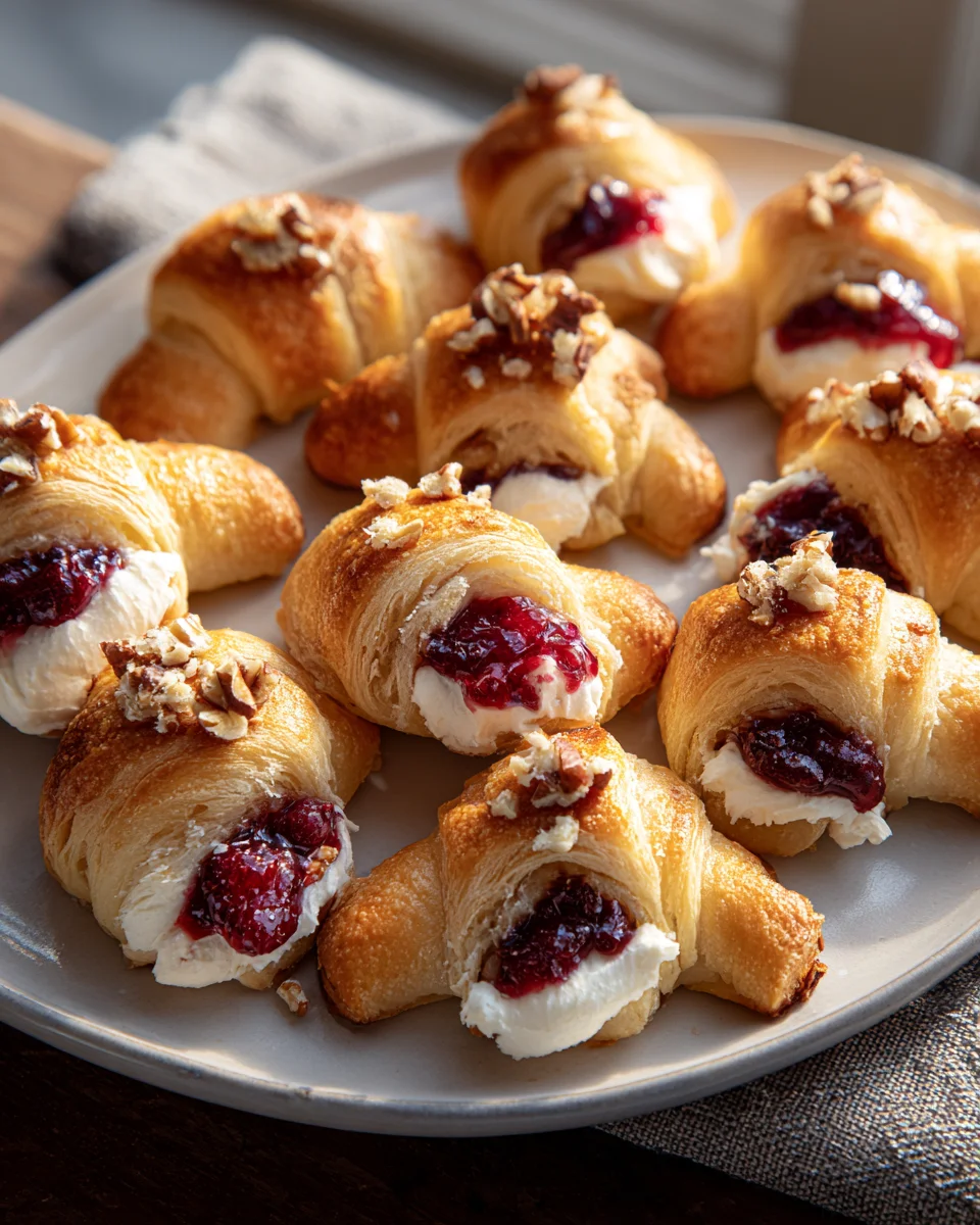 Cranberry Cream Cheese Crescent Bites: Leckere Häppchen genießen!