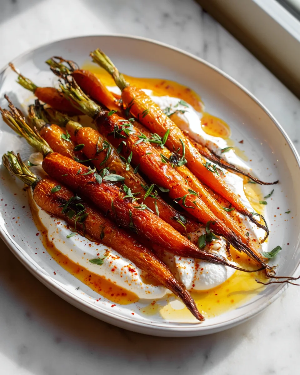 Geröstete Karotten mit Ricotta und Chili-Butter Rezept