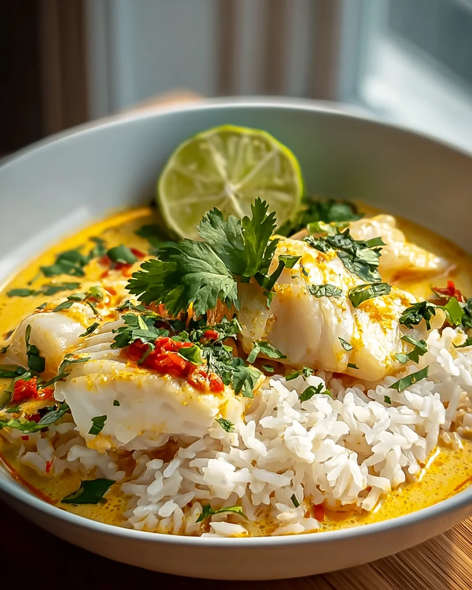 Einfaches Kokos-Limetten Fischcurry: Schnell & unglaublich lecker