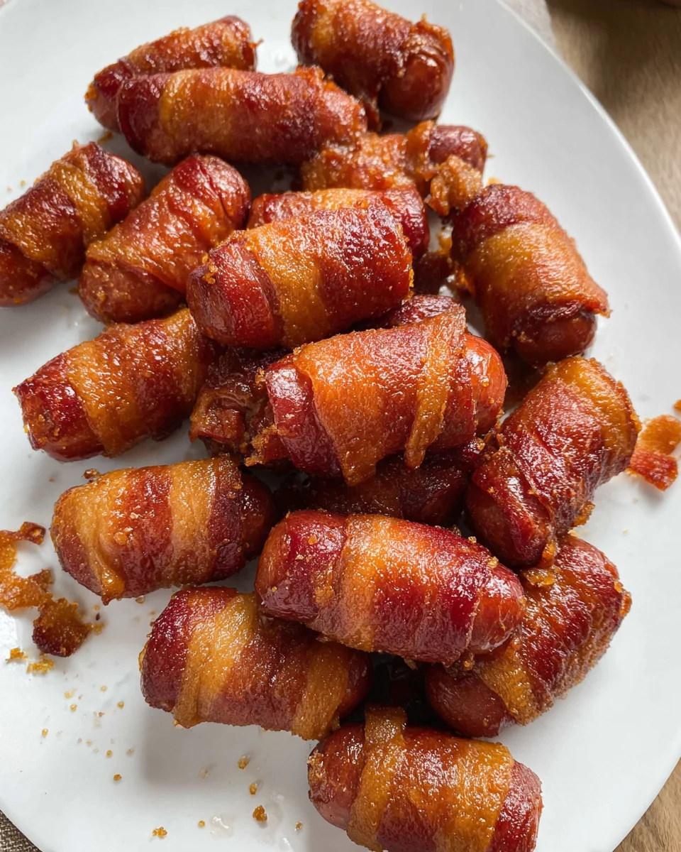 Beef Bacon Wrapped Little Smokies