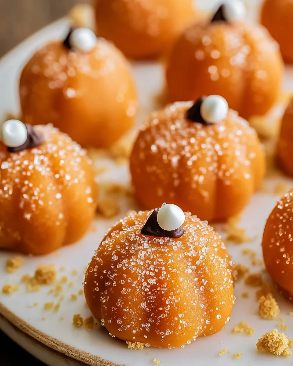 Pumpkin Cheesecake Truffles