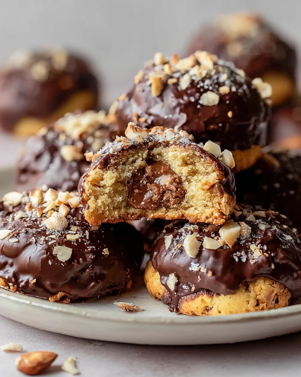 Rocher Plätzchen: Himmlische Nougat Schoko Weihnachtskekse