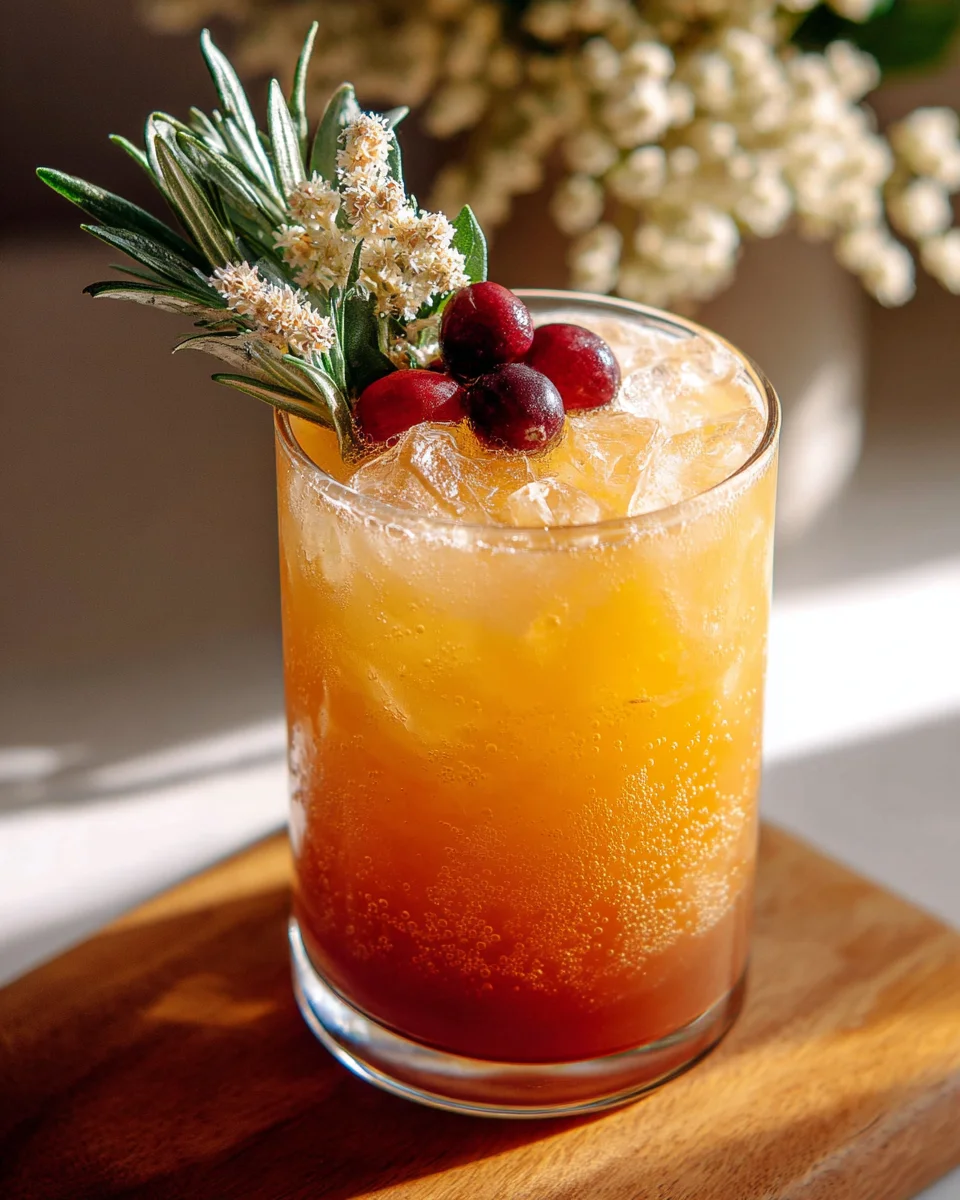 Thanksgiving Mocktail Rezept – Alkoholfreier Festtagsdrink