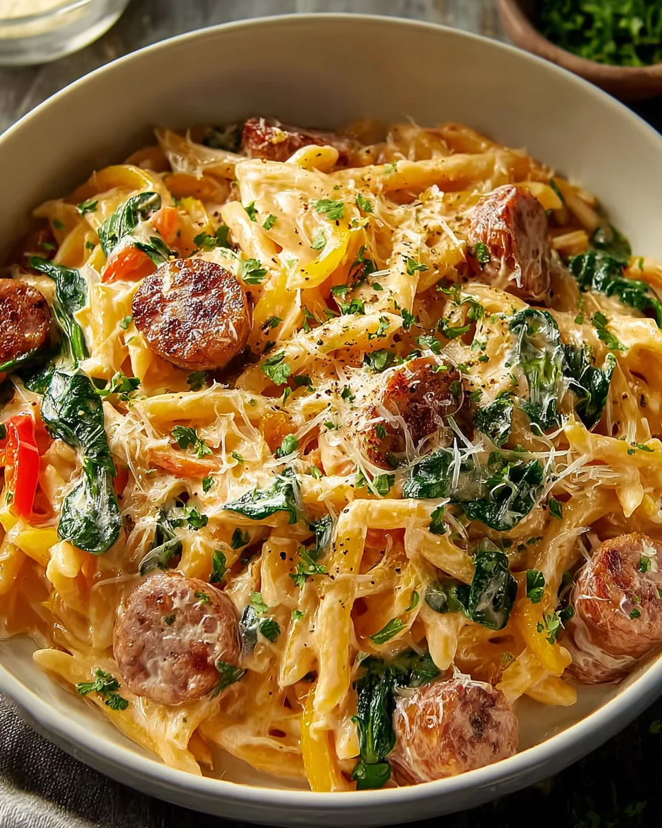 Leckere Cajun Wurst Pasta mit würziger Beef-Note!