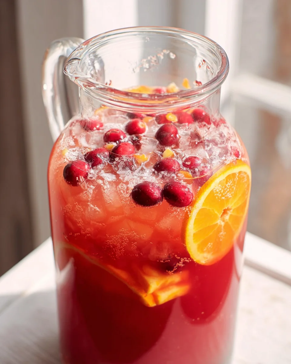 Erfrischender Holiday Punch: Perfekt für festliche Feiern!