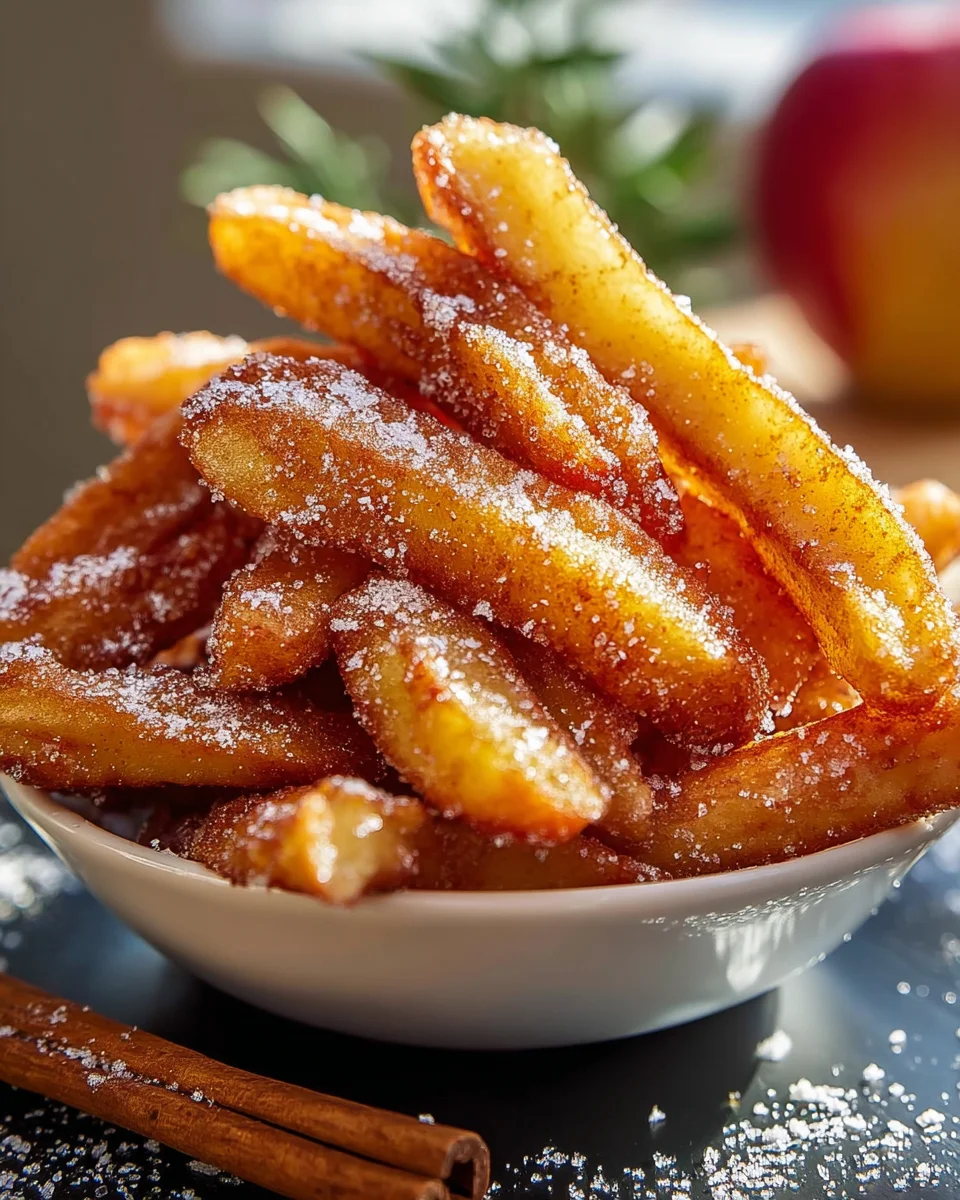 Knusprige Apfelsticks im Airfryer – Gesund und Lecker!