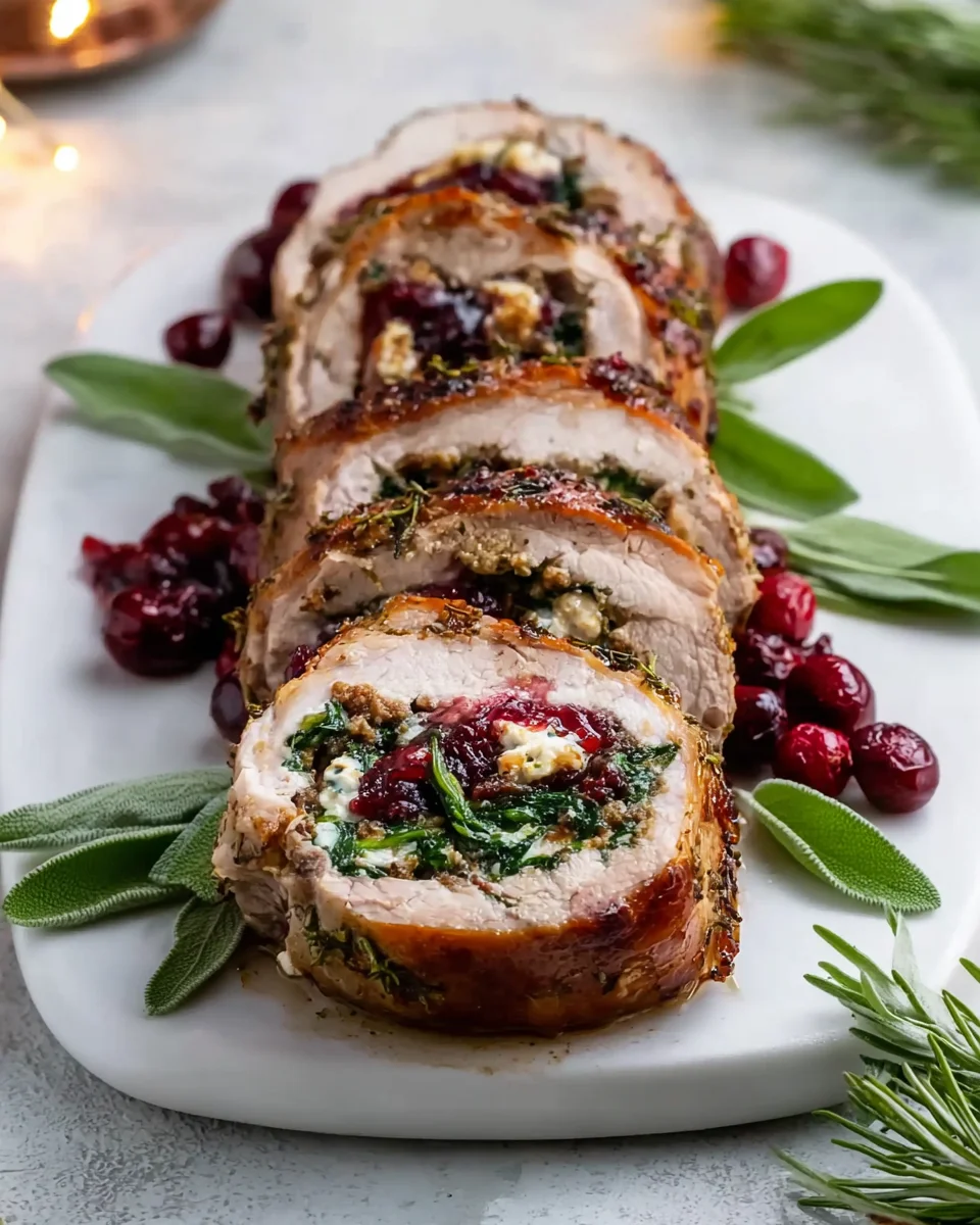 Best Christmas Stuffed Pork Tenderloin