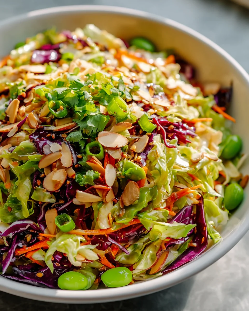 Knuspriger Kohl-Edamame-Salat – Gesund und lecker!