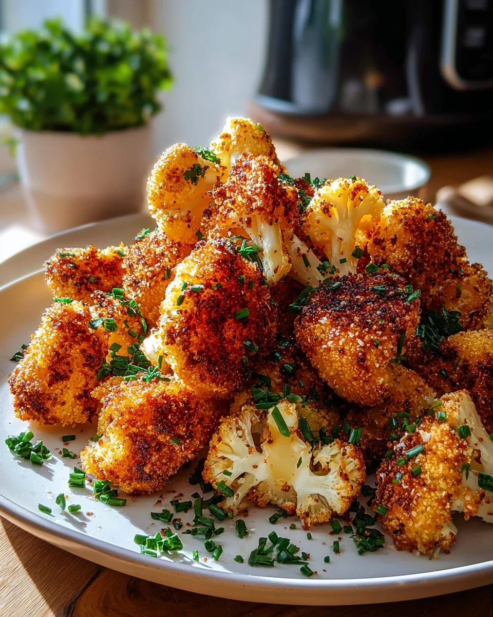 Knuspriger Blumenkohl aus dem Airfryer – Einfaches Rezept!