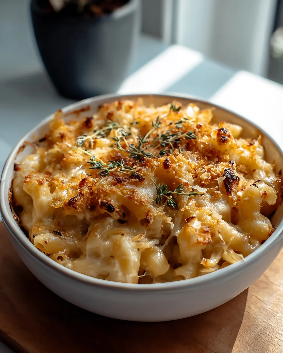 Ultimatives French Onion Soup Mac & Cheese: Einfach köstlich!