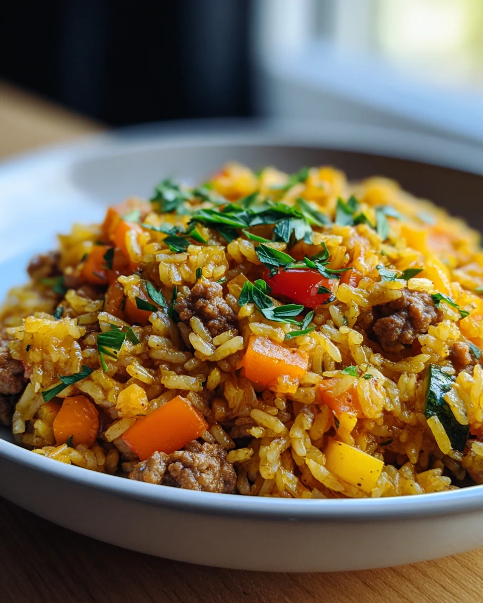 Leckeres Curryreis mit Hackfleisch: Schnelles Rezept genießen!