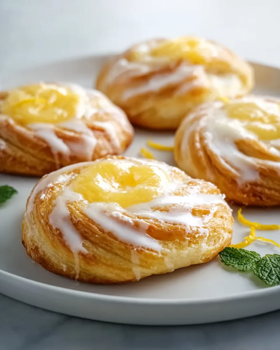 Lemon Cream Cheese Crescent Danish – Frischer Genuss für Jeden!
