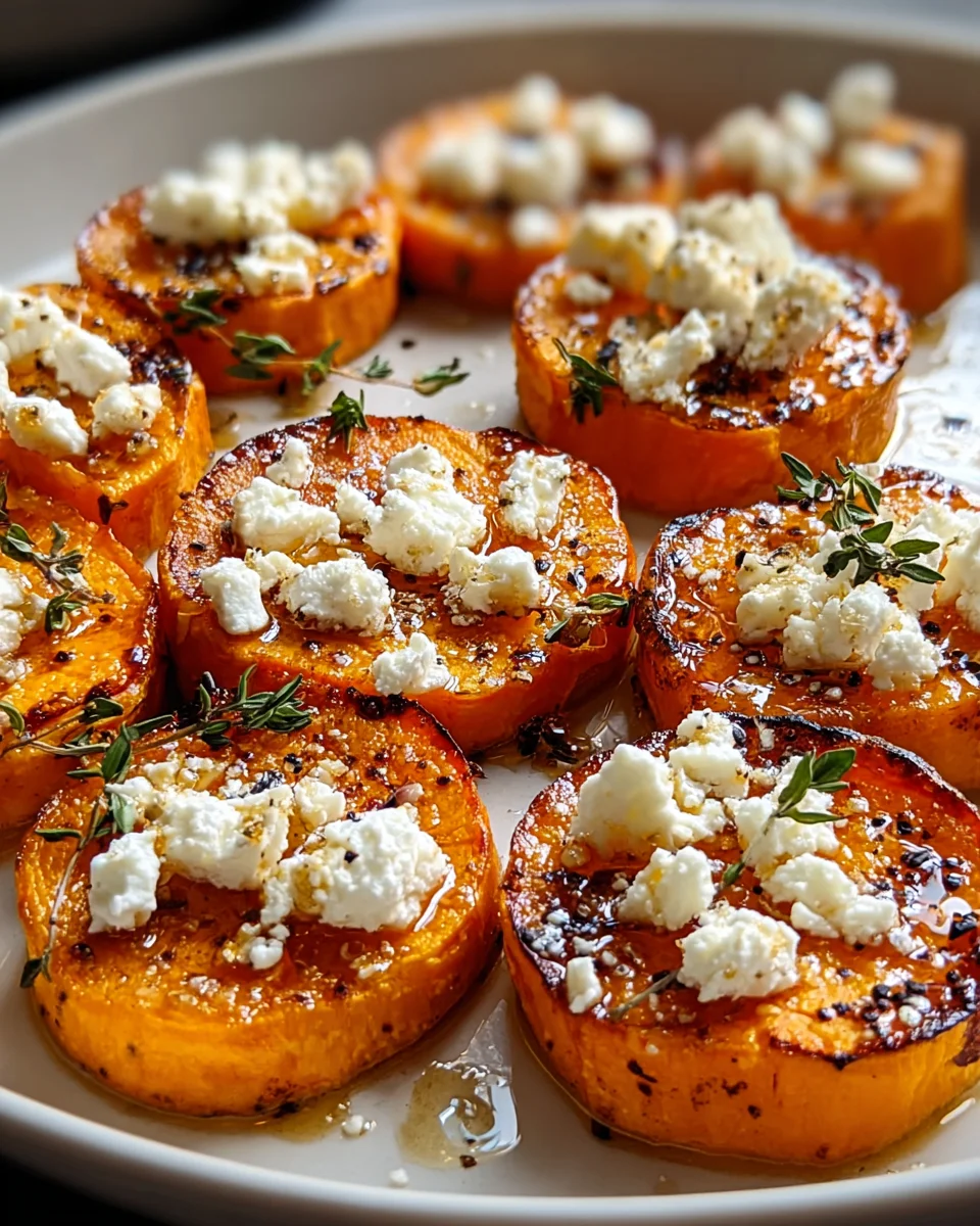 Honig Feta Süßkartoffel Runden – Einfach und Lecker!