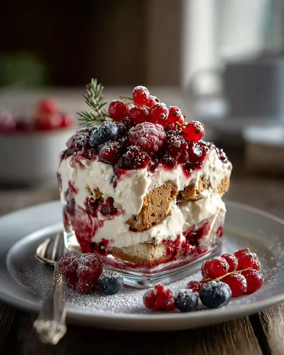 Spekulatius Tiramisu mit alkoholfreien Beeren – Genuss pur!