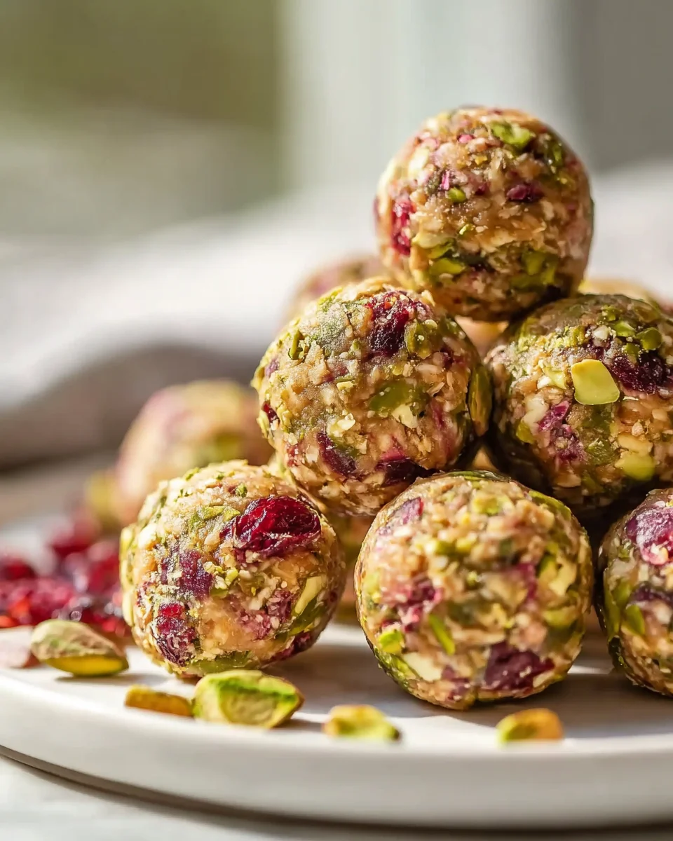 Cranberry Pistachio Protein Bites: Leckere, gesunde Snacks!