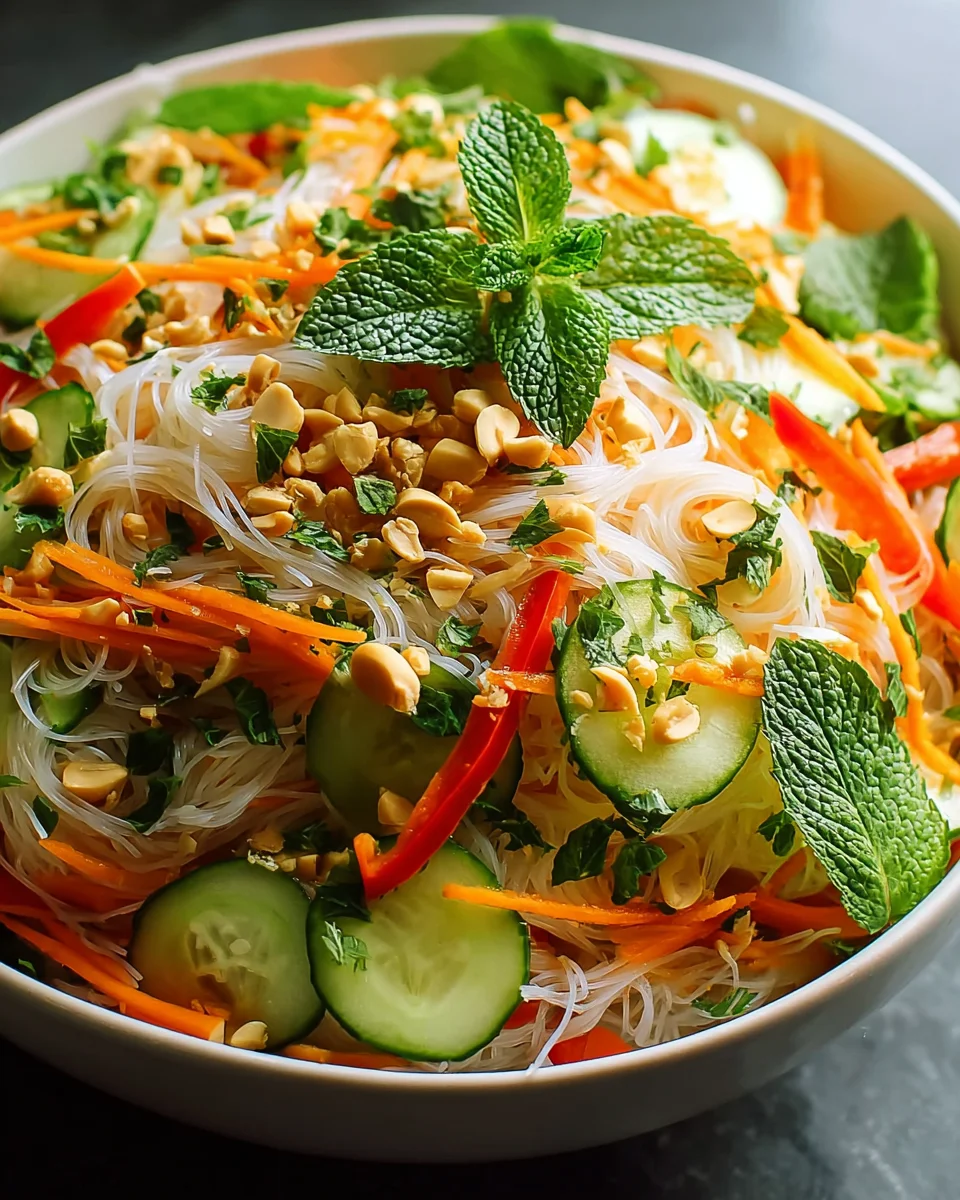 Schneller vietnamesischer Nudelsalat – frisch und köstlich!