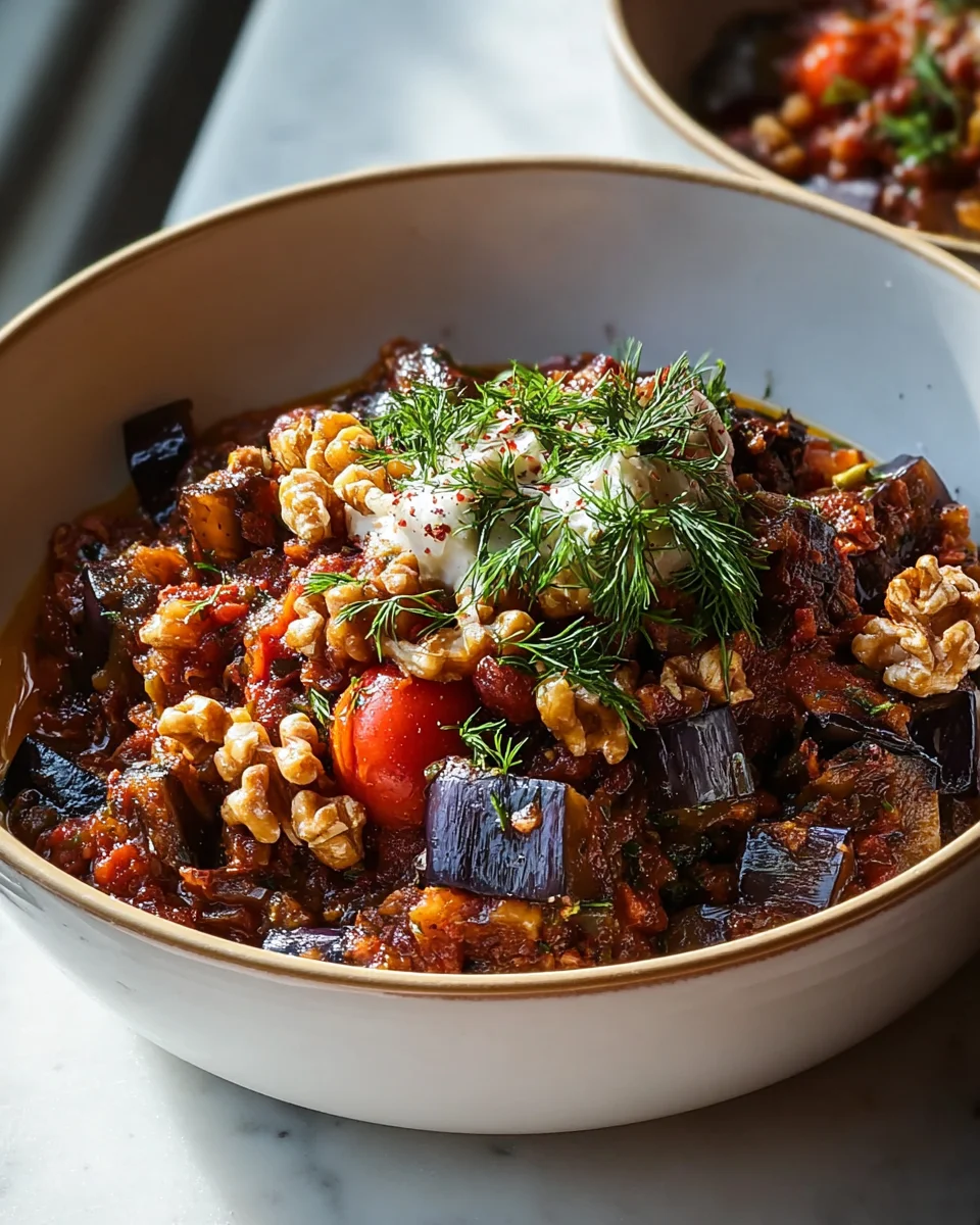 Gewürzter Auberginen-Walnuss-Eintopf: Ultimatives Rezept!