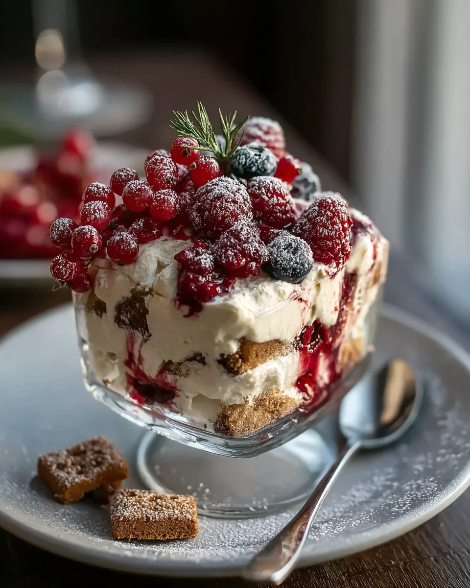 Spekulatius Tiramisu mit alkoholfreien Beeren – Genuss pur!