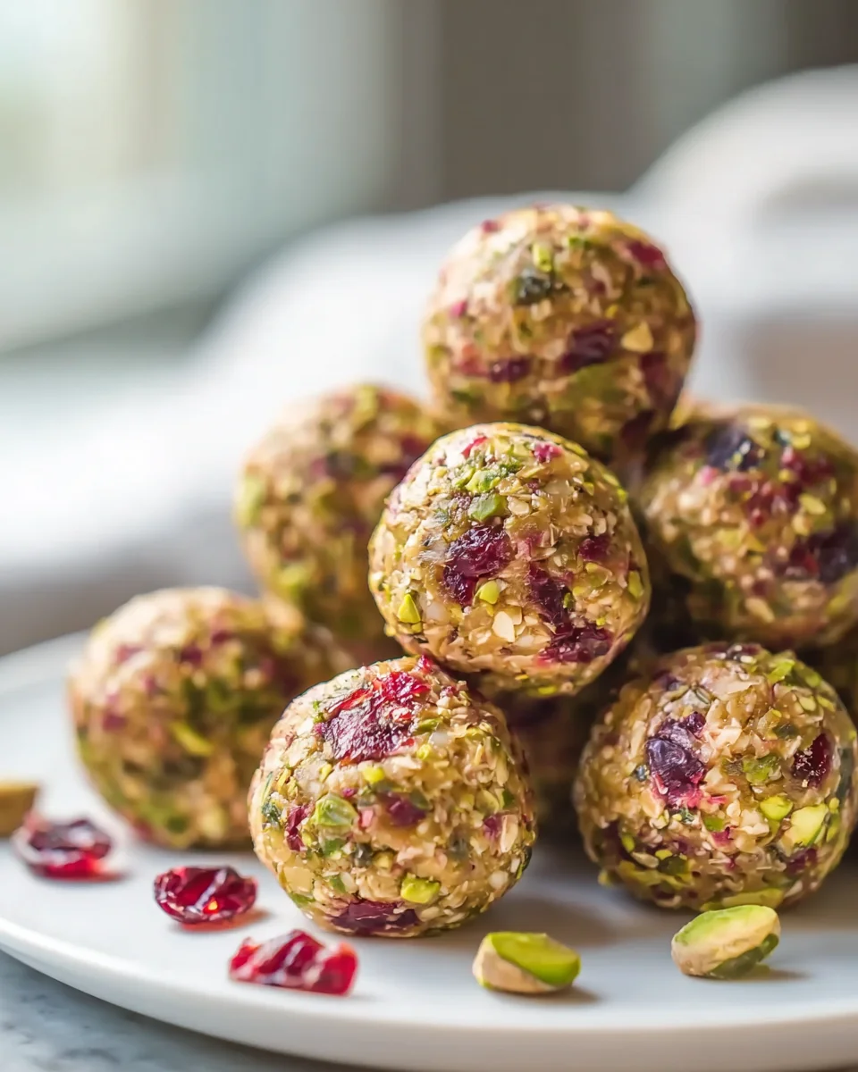 Cranberry Pistachio Protein Bites: Leckere, gesunde Snacks!