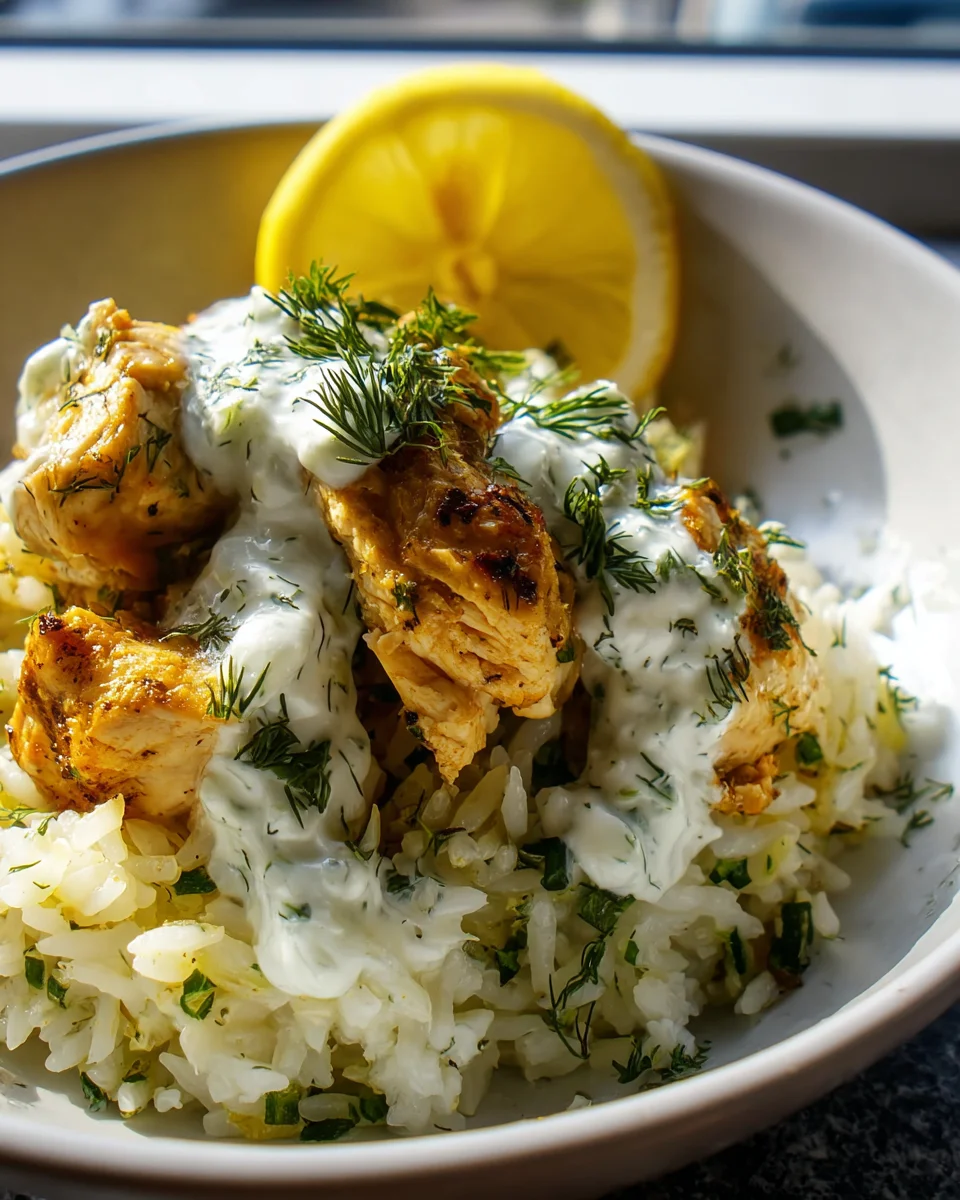 Leckeres Chicken Tzatziki Reis Auflauf Rezept für dich!